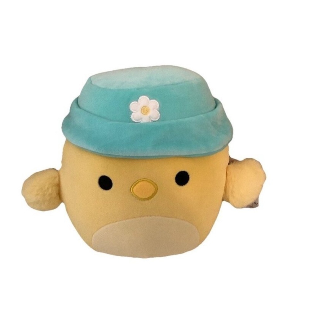 Squishmallow Chick Tristan With Hat, New With Tags